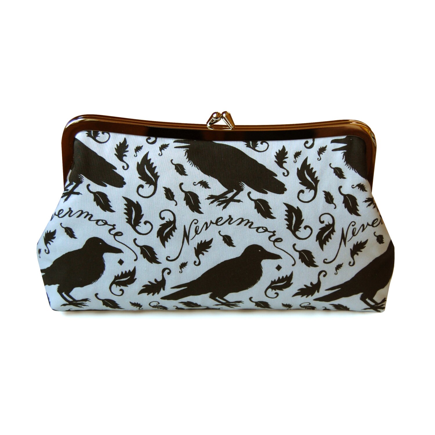 The Raven clutch purse, inspired by Edgar Allan Poe