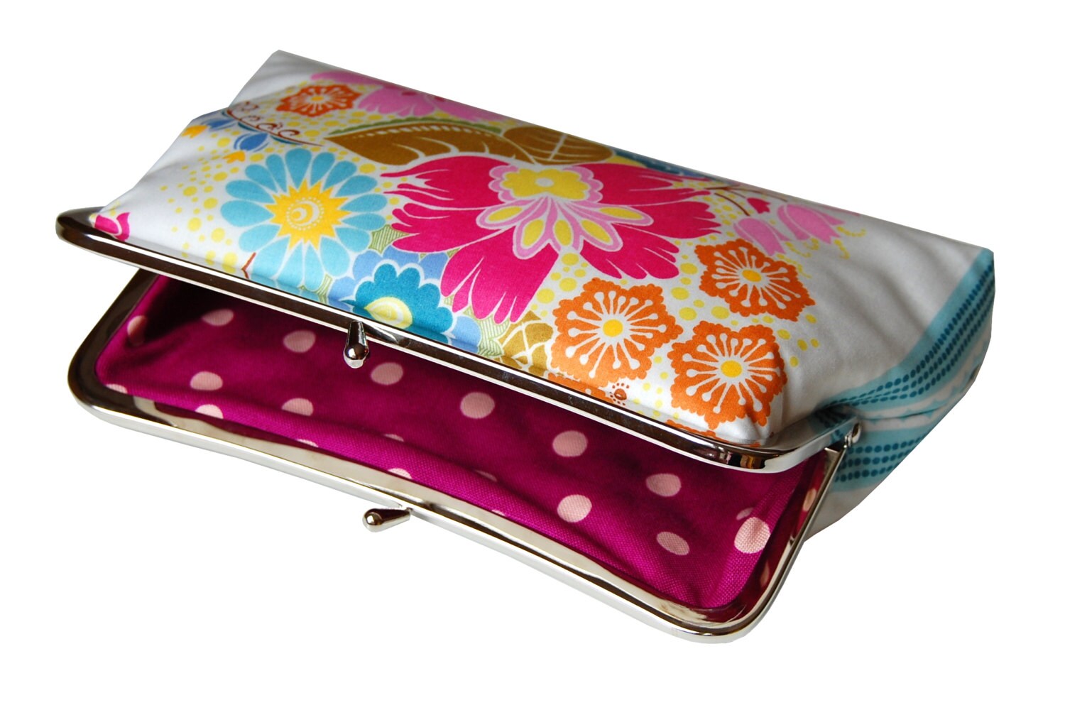 Floral clutch purse, Boho clutch purse, Summer purse, Colorful clutch