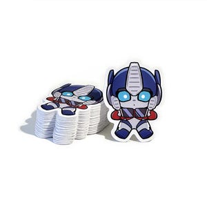 TFP | Chibi Optimus Prime 2 Inch Sticker