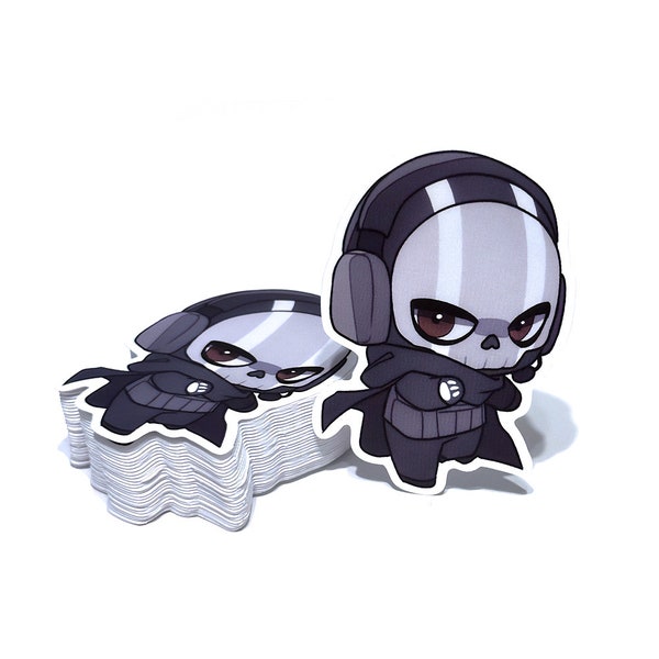 COD | Chibi Ghost 2.5 Inch Sticker