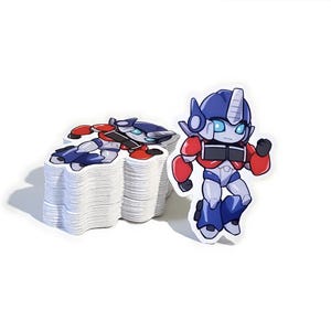 TFP | Long Optimus Prime 2.5 Inch Sticker