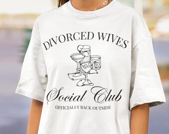 Social Club für geschiedene Frauen, Scheidungsgeschenk, Trennungsgeschenk, Scheidungsparty, Geschiedene Geschenke für Sie