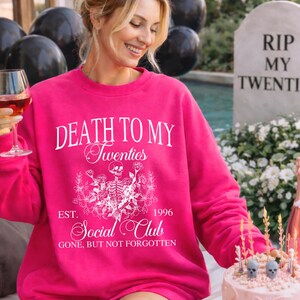 Death to My 20s Shirt, Funny 30th Birthday Tee, 30th Birthday Shirt, Dirty 30 Shirt, Death To My Twenties Shirt, Thirties floral Birthday.
