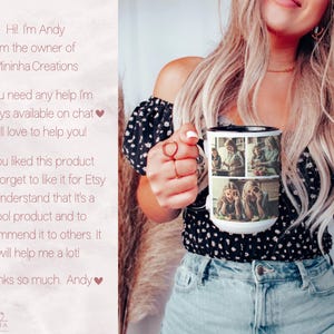 Photo Collage Mug With Personalized Text, Custom Photo Mug, Custom Picture And Text Mug, Personalized Mugs Gifts, Mother’s Day Gift For Mom. image 10