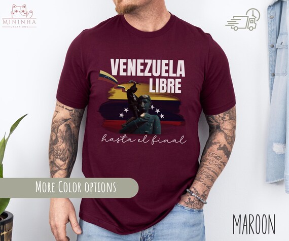 Venezuela Libre Flag Sweatshirt, Venezuela Crewneck Shirt, Trendy Venezuela 2024 Shirt, Gift For Venezuelan, Con Venezuela Hasta el Final.