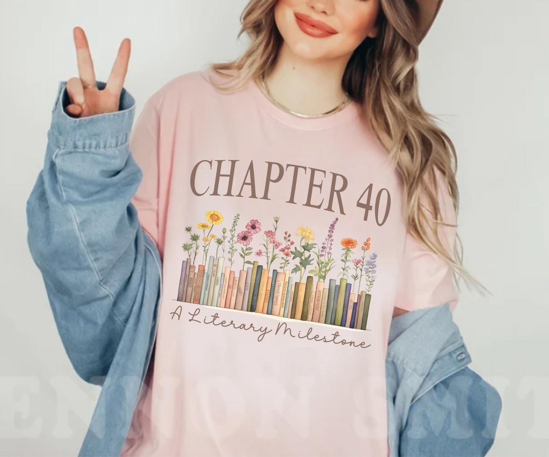 Chapter 40 Retro 40th Birthday Shirts for Women, 1984 Birthday ...