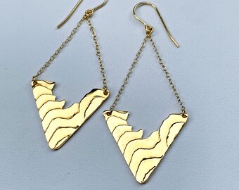 Cuttlebone Torrent Earrings