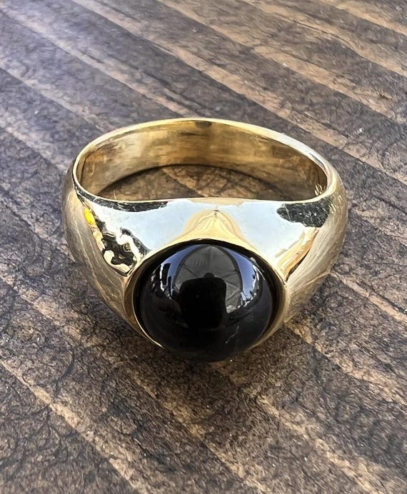 Sultan Ring with Black Onyx