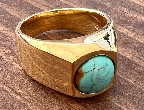 Shah Ring with turquoise