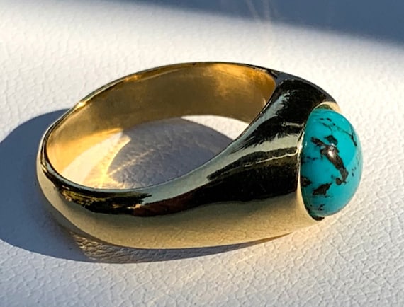 Sultan Ring with turquoise