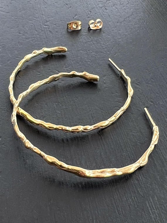 The River Hoop Studs