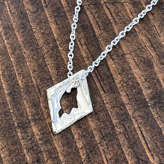 Cuttlebone Diamond Necklace