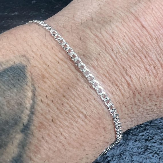 Thin Cuban Link Chain - Necklace or Bracelet