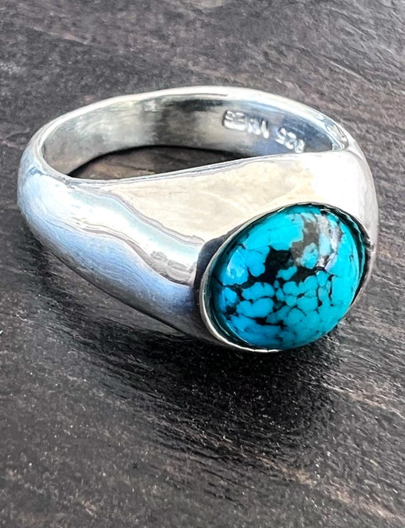 Sultan Ring with Turquoise