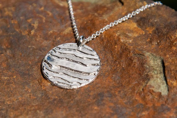 Cuttlebone Medium Medallion Necklace