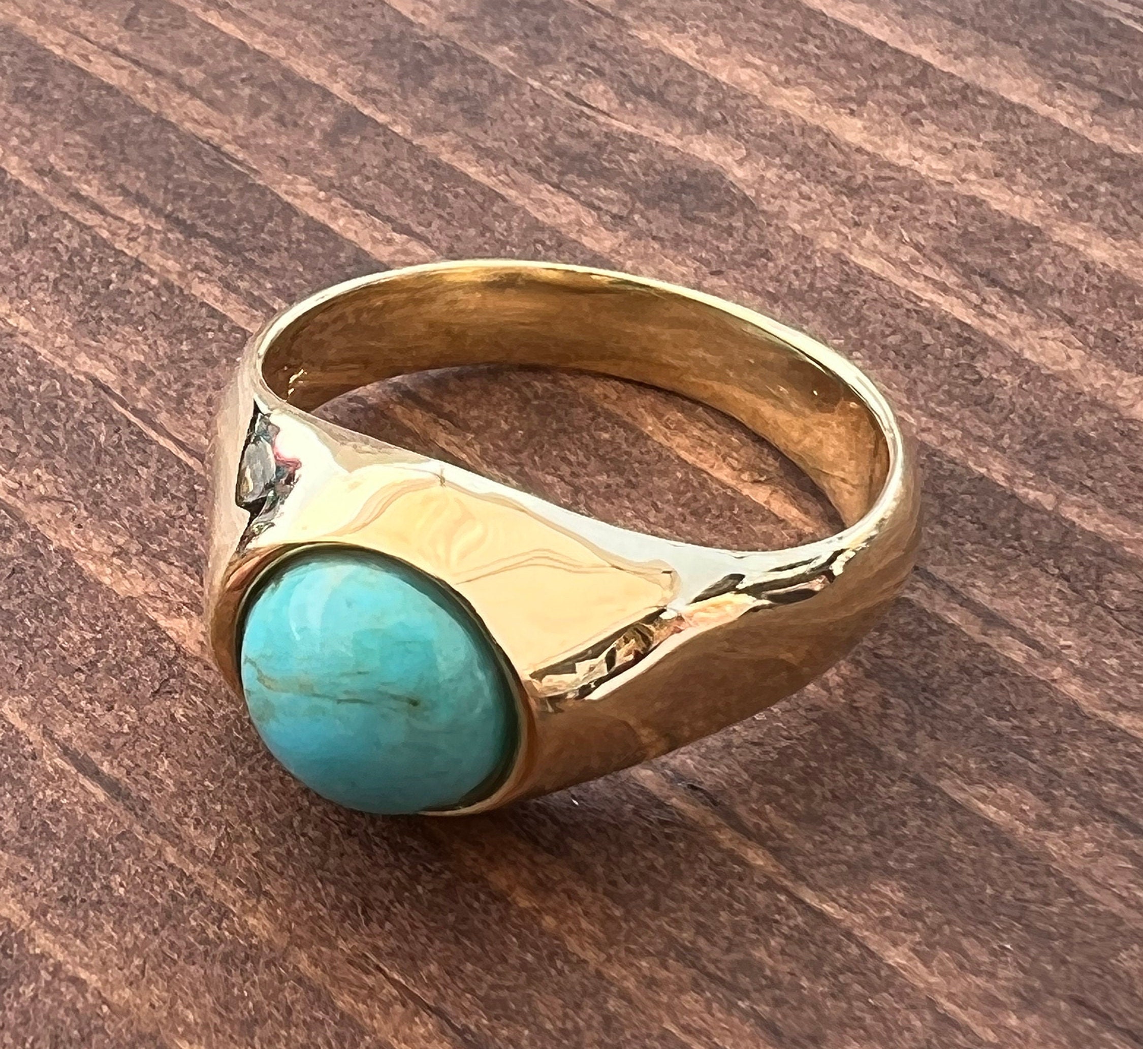 Buy Blue Turquoise Ring Online In India - Etsy India