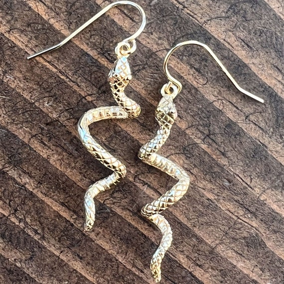 Vintage Snake Earrings