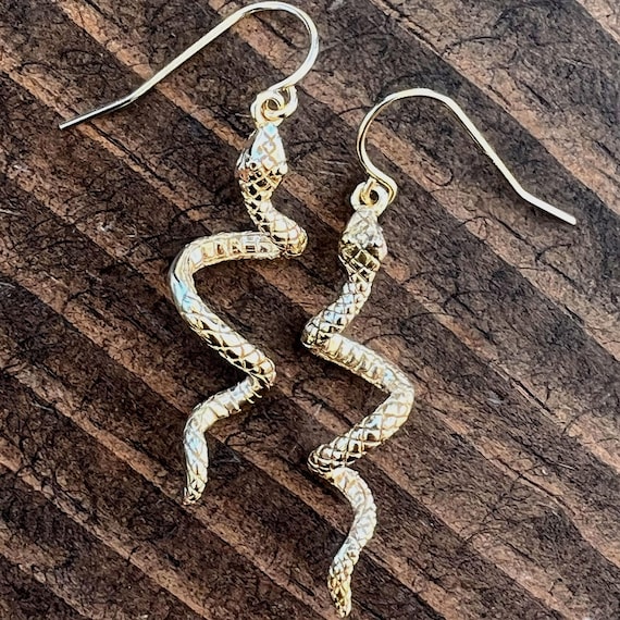 Vintage Snake Earrings