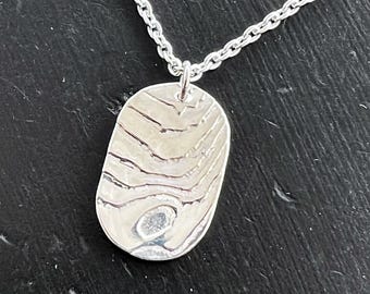 The Cuttlebone Dog Tag Necklace