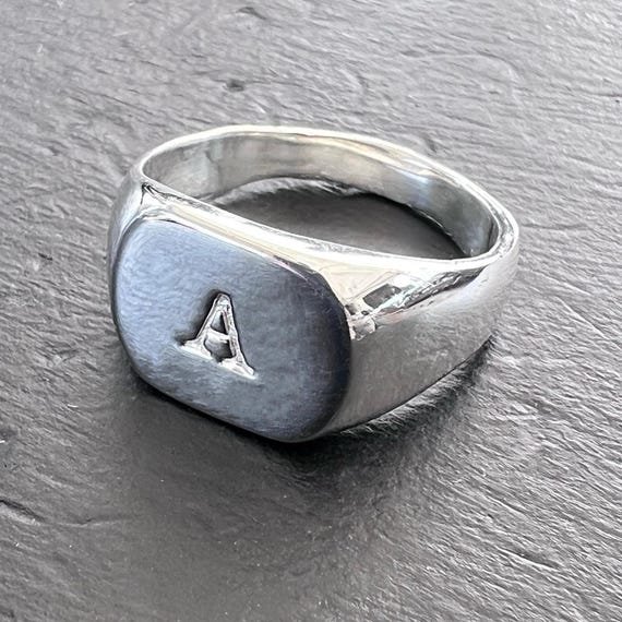Initial Signet Ring