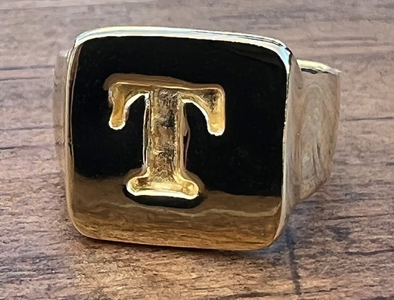 Alphabet Signet Ring