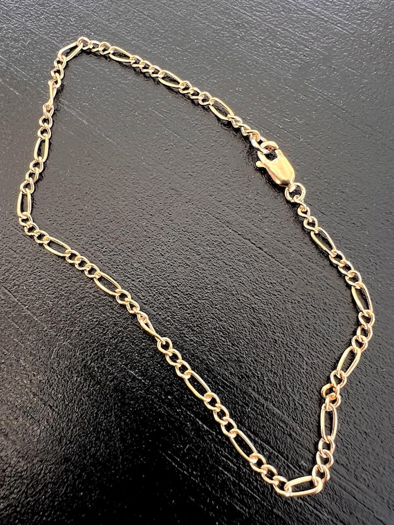 Gold filled Figaro Chain - Bracelet or Necklace