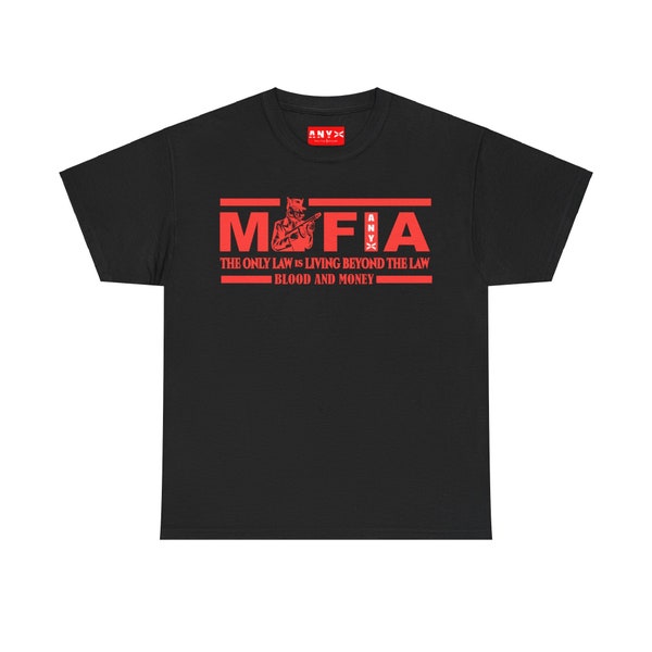 Unisex Heavy Cotton Tee Mafia T-shirt for gift T-shirt for her or him Printed shirt Mystic shirt Colorful shit Shirt for every day Mafia