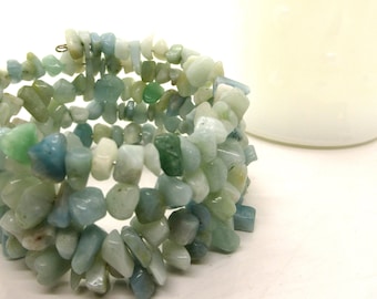 Amazing Grace Bracelet - Amazonite Beaded Wrap Bracelet