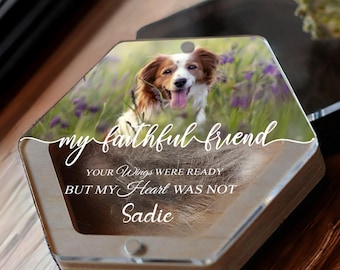 Custom Pet Memorial Photo Box – Personalized Fur Keepsake