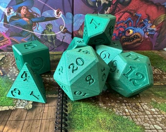 Giant D20 Full Dice Set | 100mm D20 | RPG Dice | Tabletop Gaming | CustomColors | Dice Collectors | D&D Accessories | Unique Gift | 65-100mm
