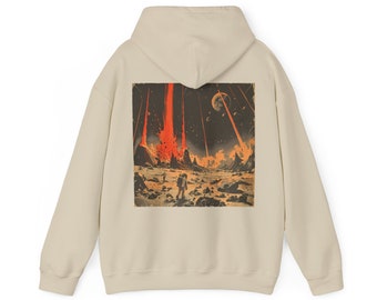 Unisex Hoodie, Space vintage style
