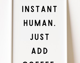Coffee Wall Art Printable, Coffee Bar Decor (Instant Download)