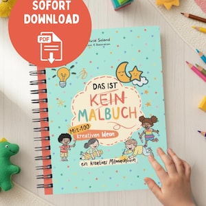 Ponad 100 stron zabawy z kolorowaniem ⎥ Książka do bazgrania dla małych artystów: Kreatywna kolorowanka i książka z zadaniami dla dzieci – plik PDF do natychmiastowego pobrania ⎥ Książka z zadaniami