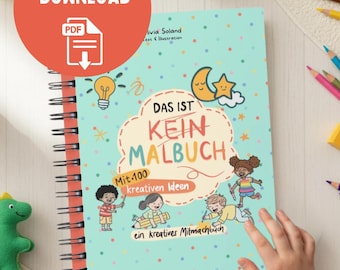 Over 100 pages of coloring fun ⎥ Scribble book for little artists: Creative coloring & activity book for children - PDF as instant download ⎥ Activity Book