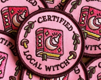 Toppa ricamata da strega - Strega locale certificata