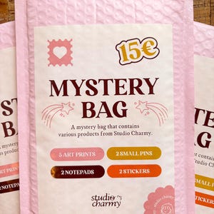 Bolsa misteriosa / Paquete sorpresa de artículos de papelería y arte