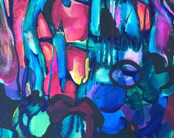 Original Painting, Tulips