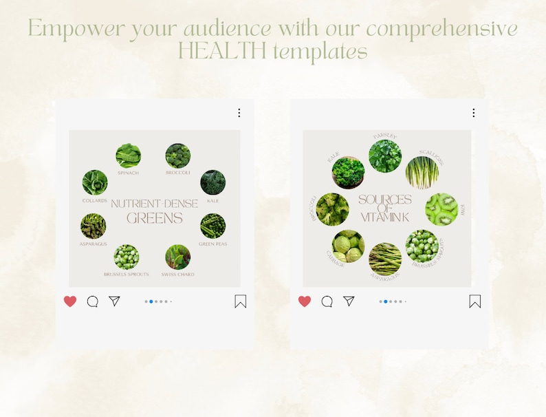 Nutrition Coach Instagram Post Templates | Canva Health & Wellness ...