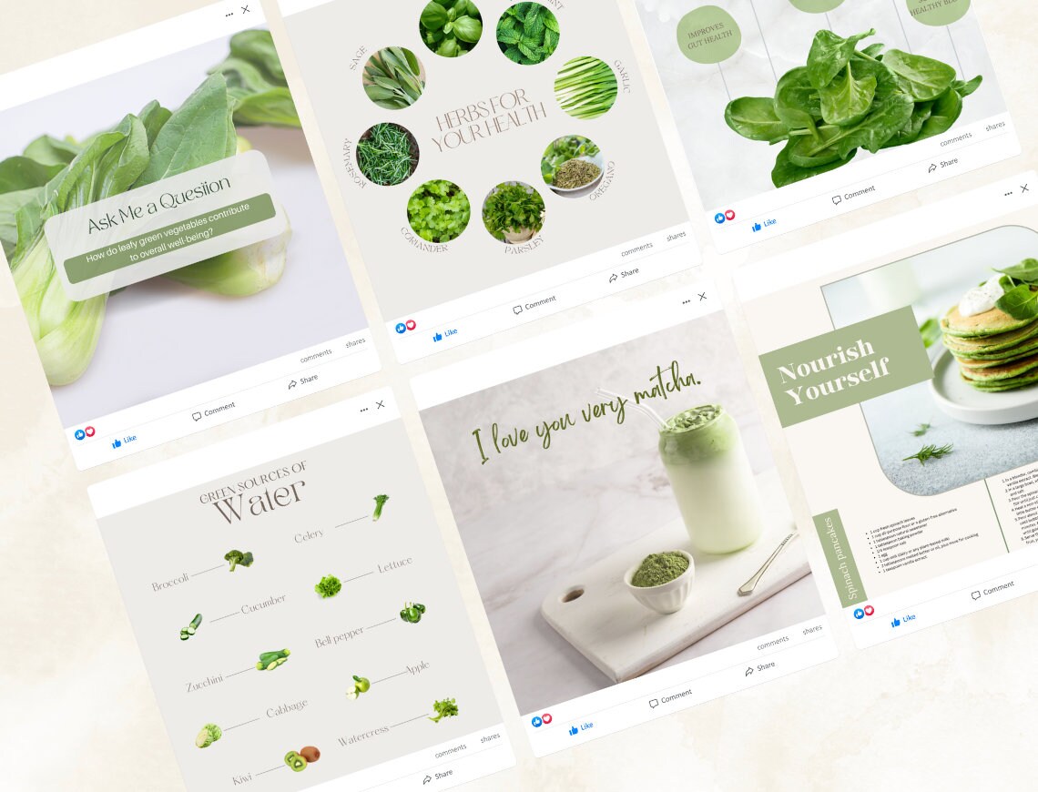 Nutrition Coach Instagram Post Templates | Canva Health & Wellness ...