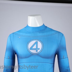 The Fantastic Four First Steps Mister Fantastic Reed Richards Jumpsuit Cosplay Costume