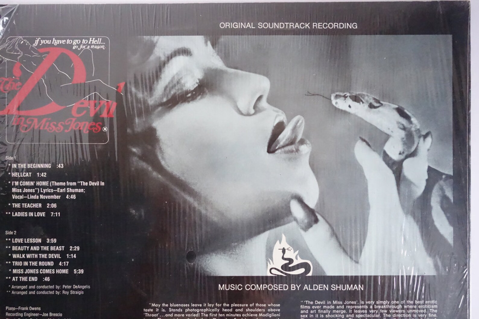 Devil In Miss Jones 1973 Original Soundtrack Record Vinyl Etsy Devil In Miss Jones 1973 Original Soundtrack Record Vinyl Etsy