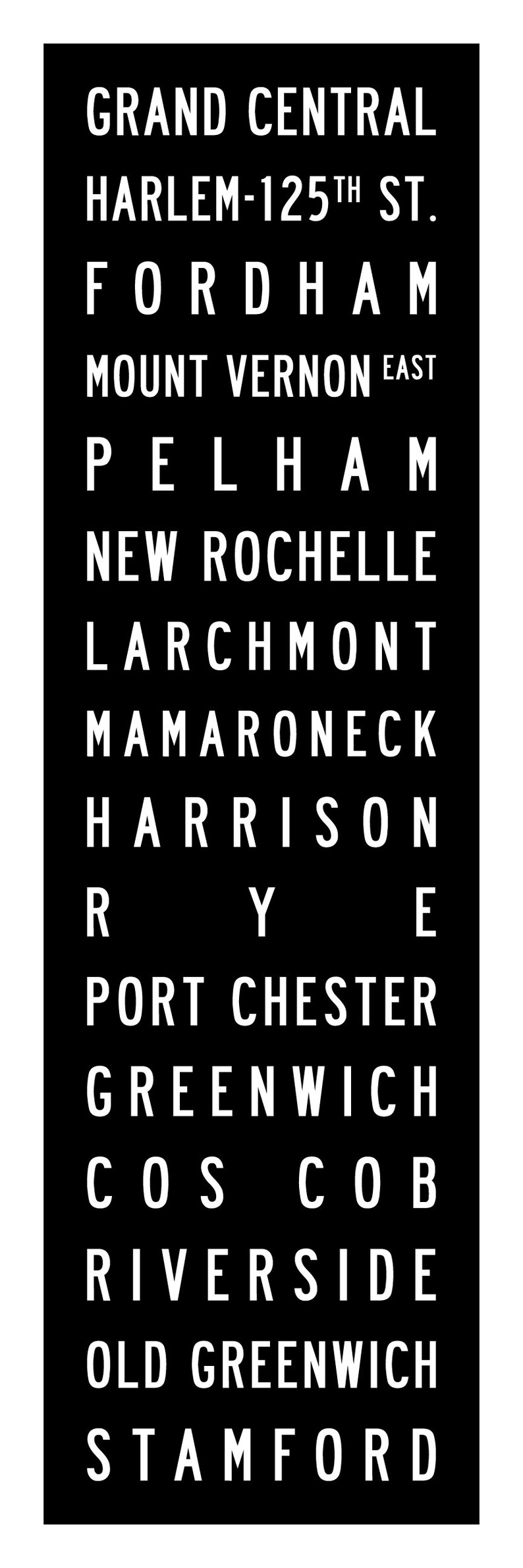 Stamford Line Metro North Railroad New York Subway Art Print Etsy