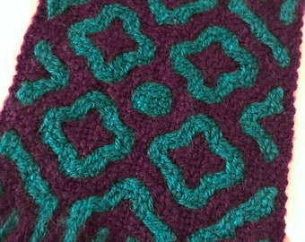 Curvv'd Deflected Double Weave Felted Coasters Pattern — Quick Project for 8h Floor/Table Looms with "Shuttle Diving" and More Tutorials