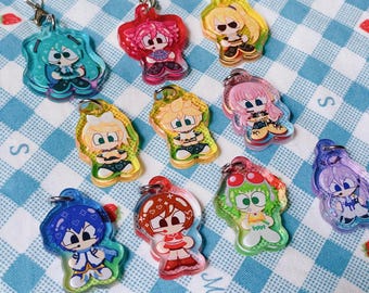 Vocaloid Utauloid Hatsune Miku Kagamine Rin Len Megurine Luka Kaito Meiko Gakupo Gumi Megpoid Kasane Teto Akita Neru telefoonbedel acryl