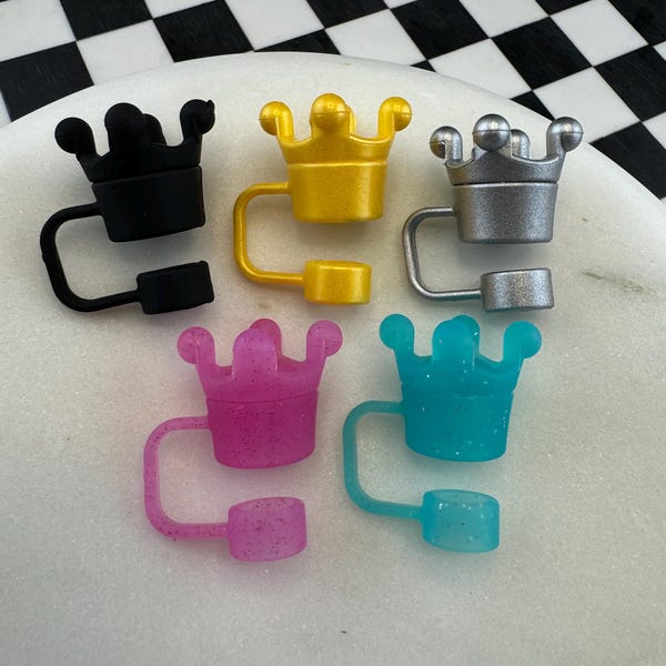 Crown Straw Toppers Custom DAISYLAND