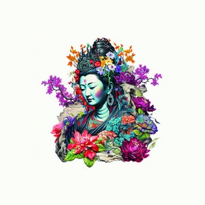 Quan Yin Wall Art2. Guan Yin, Kwan Im, Kuan Yin. Goddess of Compassion. Downloadable wall art