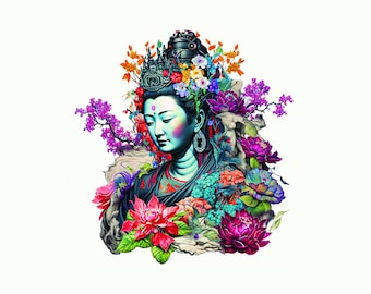 Quan Yin Wall Art2. Guan Yin, Kwan Im, Kuan Yin. Goddess of Compassion. Downloadable wall art