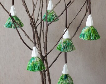 Speckle-Dyed Gum Blossom Decoration - Handmade Australian Gumnut Ornament