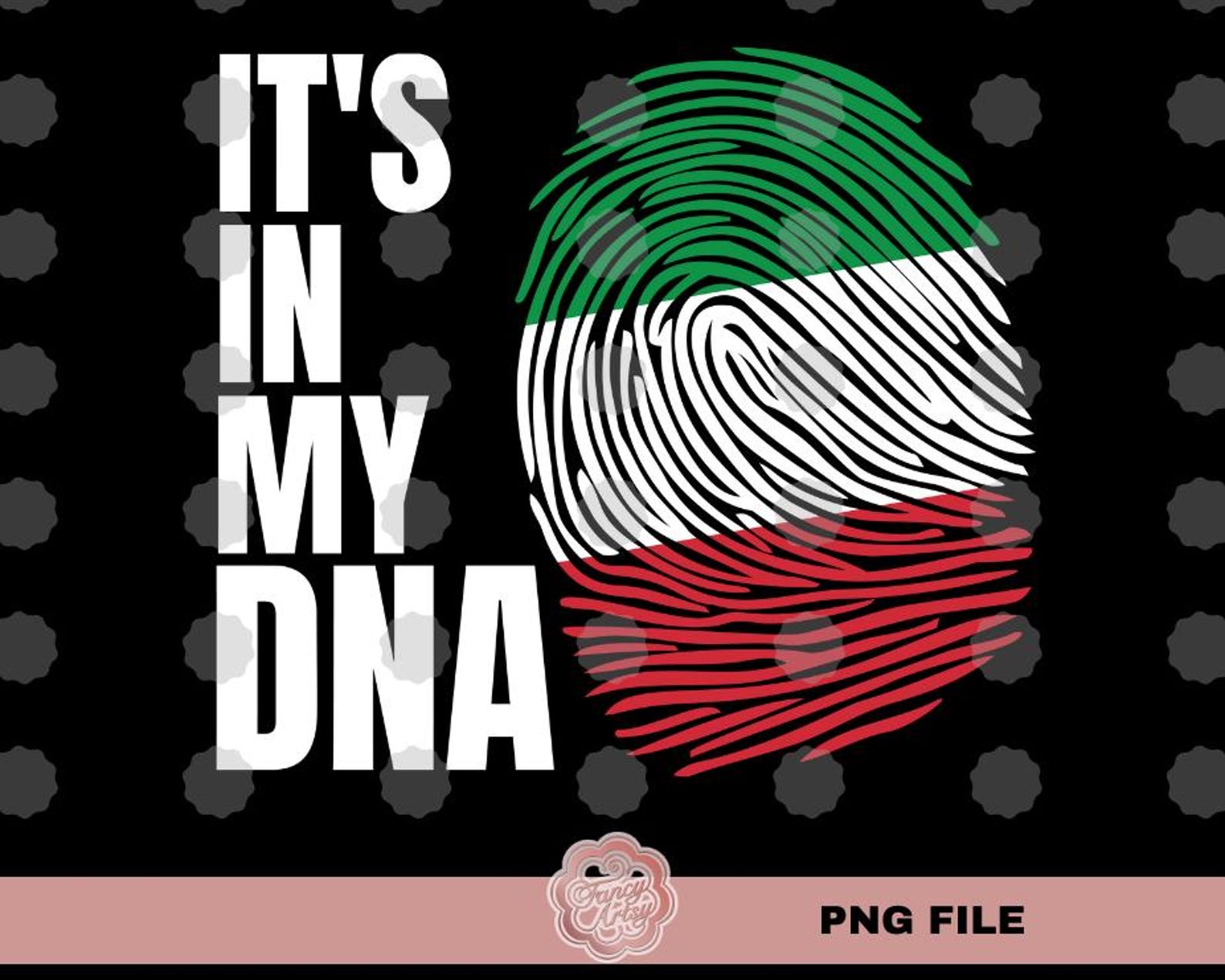 It’s in My DNA - PNG File With Italy Fingerprint Design - Etsy