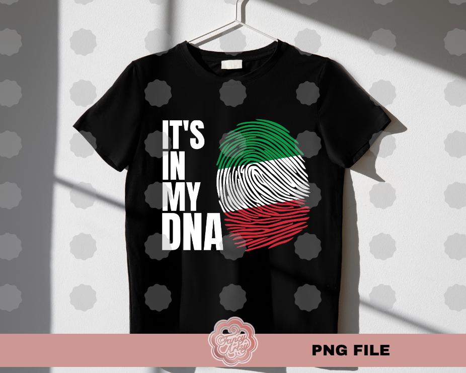 It’s in My DNA - PNG File With Italy Fingerprint Design - Etsy